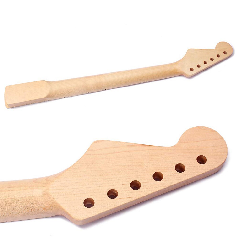 22 Frets Maple Fretboard Electric Guitar Neck Without Back Centerline Guitar Accessory Guitar Wood Maple Electric Guitar Neck