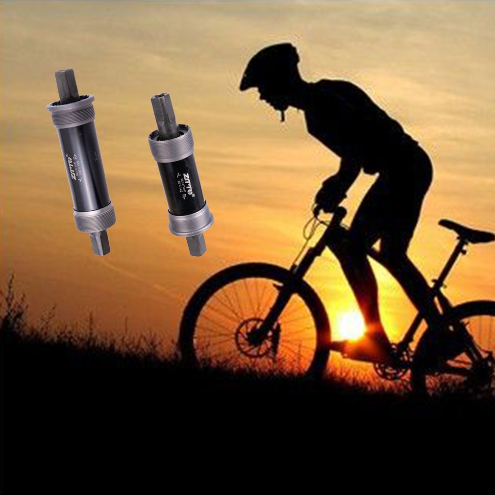 Bicycle Square Tapered Threaded Bottom Bracket For Axis QuareHole Square Crankset Fat Snow Bike