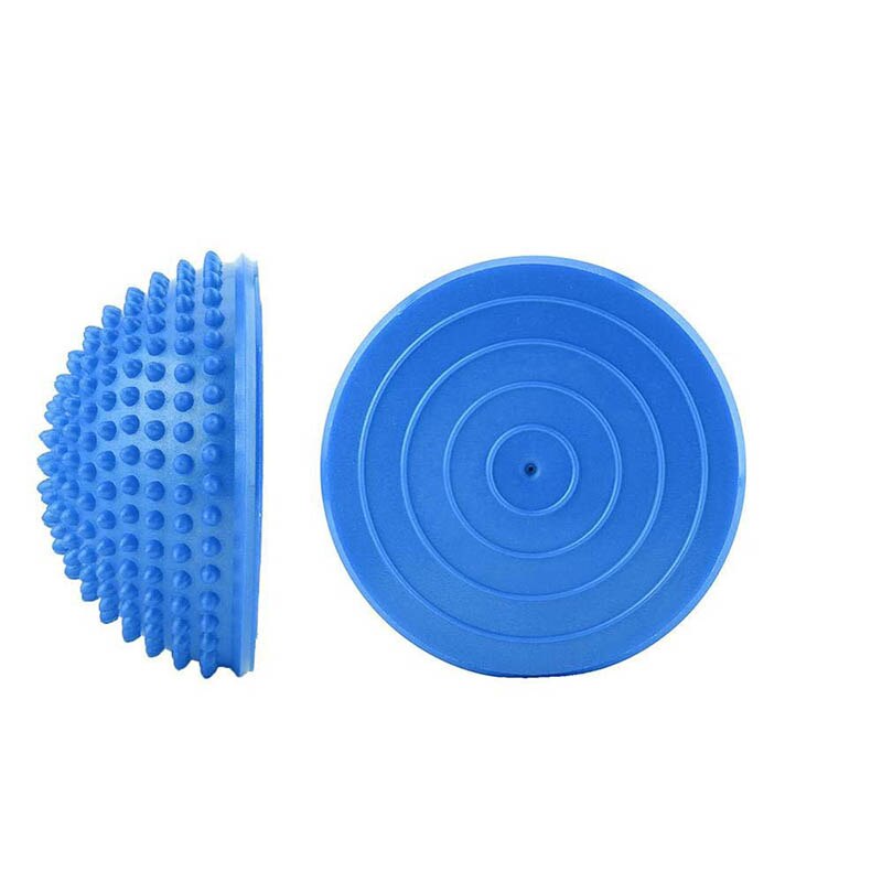Spiky media pelota para Yoga y masaje de pies, bolas de 16cm de PVC, para ejercicio físico, Pilates, ejercicio físico, entrenamiento de habilidad