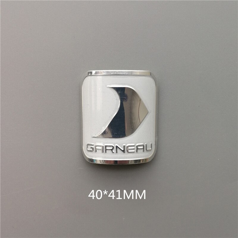 Fiets Frame Metalen Bike Head Badge Borden Hoofd Buis Accessoires Waterdichte Mountainbike Sticker: Square Silver