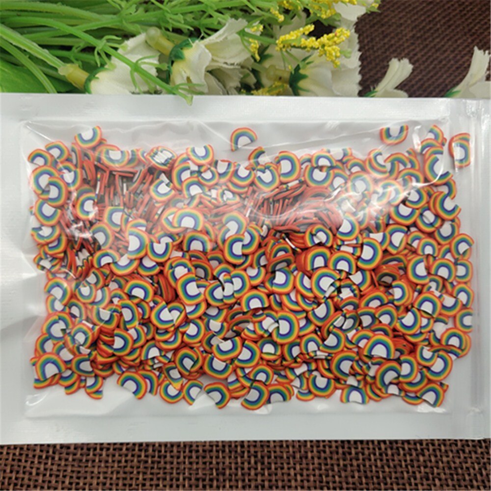 20g kerst halloween bloem vis doe-het-zelf benodigdheden nagels kunst polymeer transparante klei accessoires doe-het-zelf pailletten scrapbook shakes knutselen