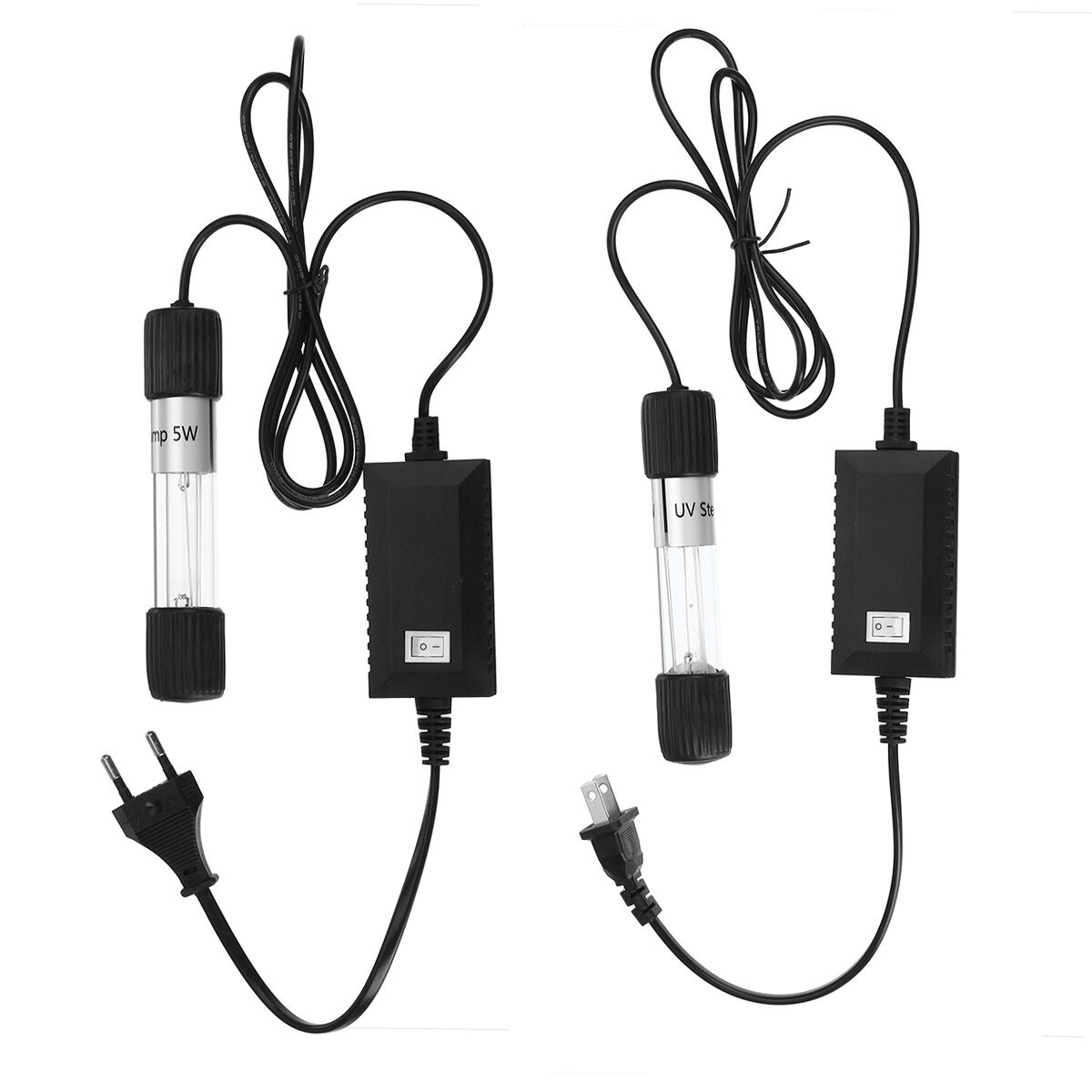 5/7/9/11/13W Aquarium Submersible UV Sterilizer Underwater Lights Quartz Glass Fish Tank Underwater Purifier Lamp