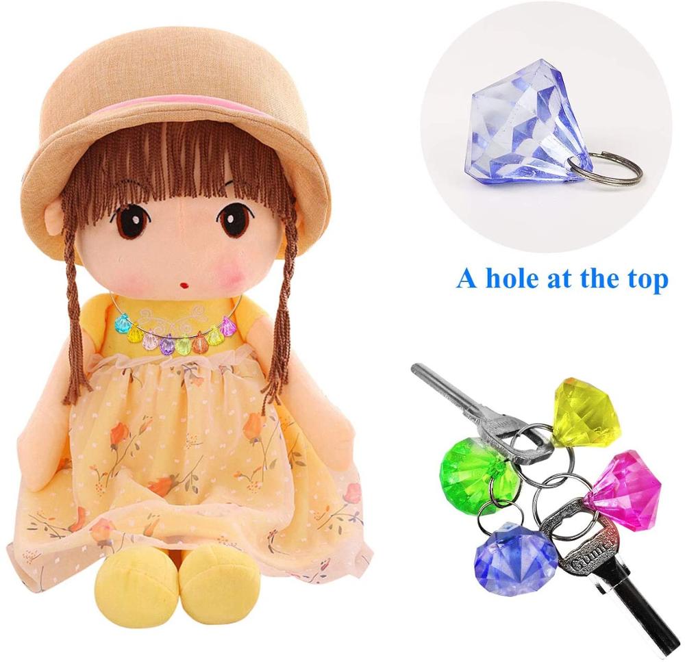 40 Pcs Big Acrylic Diamond Artificial Gems Pirate Treasure for Home Decoration, Table Scatters, Vase Fillers, Party