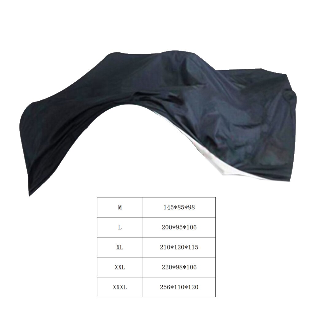 190T ATV Car Covers Vehicle Shelters Waterproof Dust Rain Protectors Canopy Outdoor Silver Black