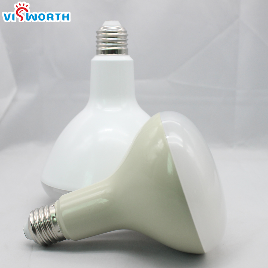 Visworthhigh bright 12w 15w 20w r95 r125 led-pære  e27- fatning led-lampe lang hals  ac 110v 220v 230v 240v varm kold hvid spotlight