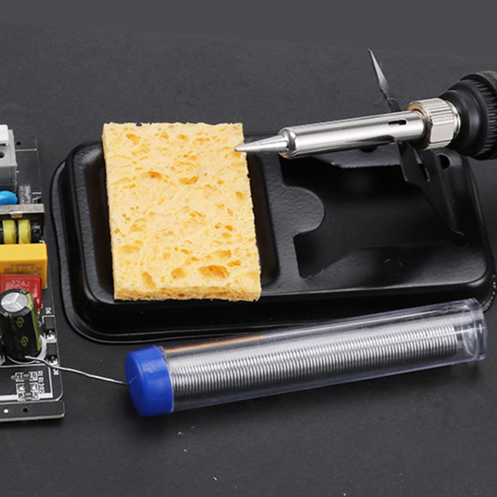 100Pcs Lassen Spons Hoge Temperatuur Weerstand Herbruikbare Soldeerbout Vervanging Reiniging Pad Voor Elektrische Soldeerbout