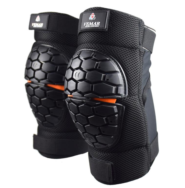 Moto rcycle genouillère Protection genouillère moto cross Equipement moto Cross genouillère soutien coude Protection rodillera moto: Bleu / M