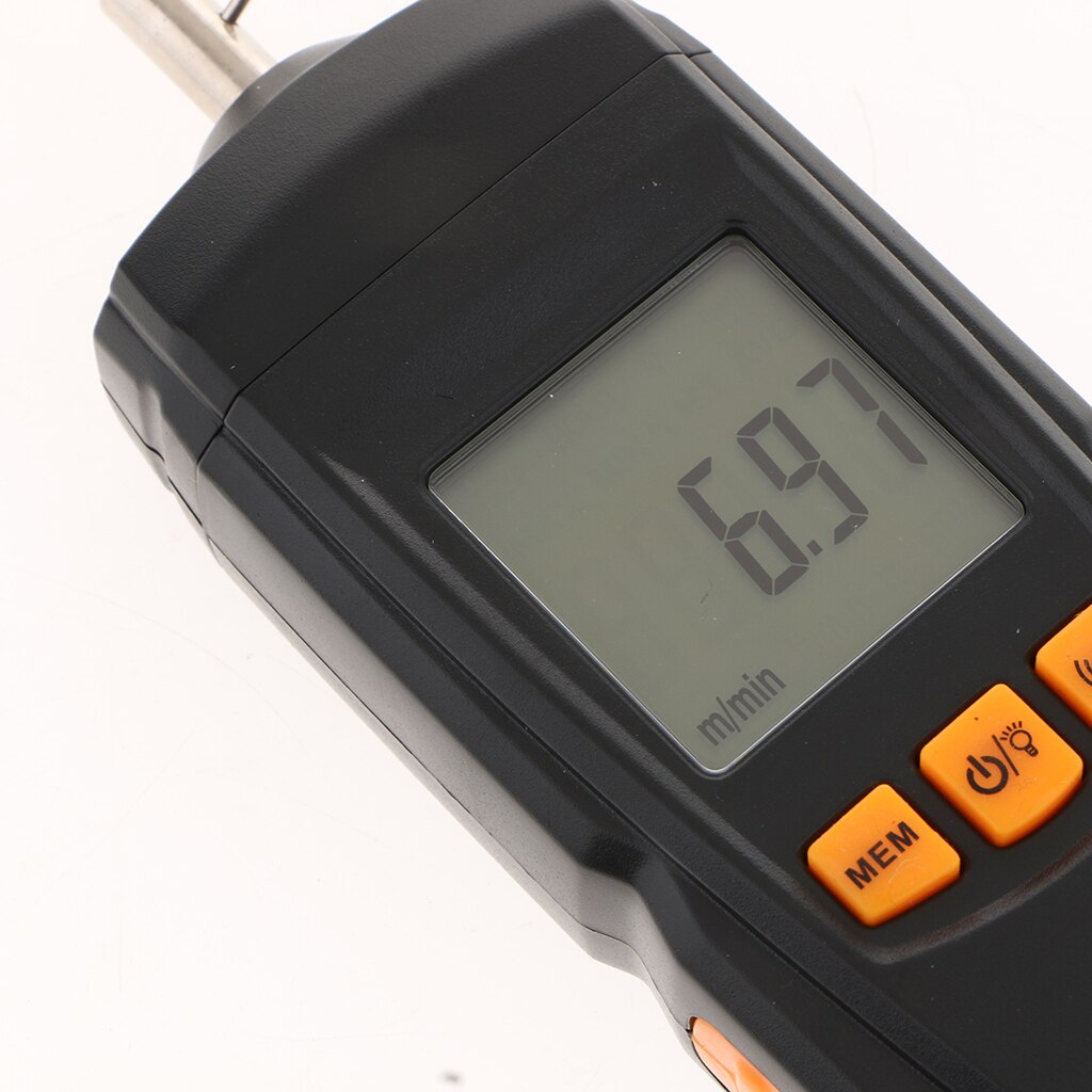 GM8906 LCD Digital Contact Tachometer RPM Meter Tach Meter 0.5~19999