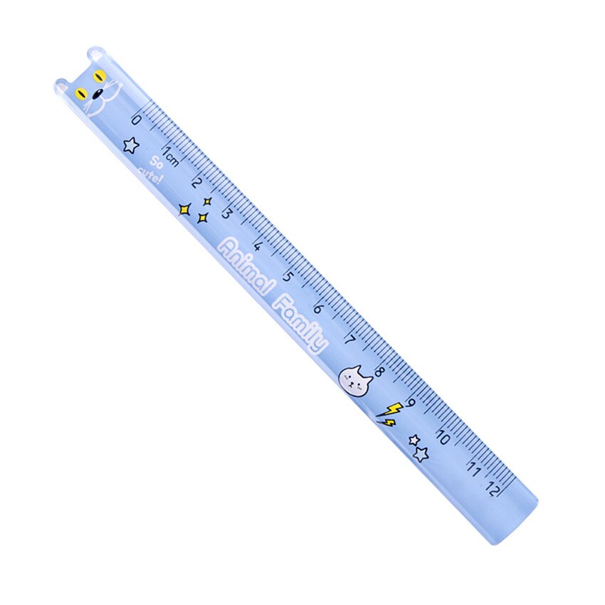 Cute Cartoon Plastic Straight Ruler Students Stati... – Vicedeal