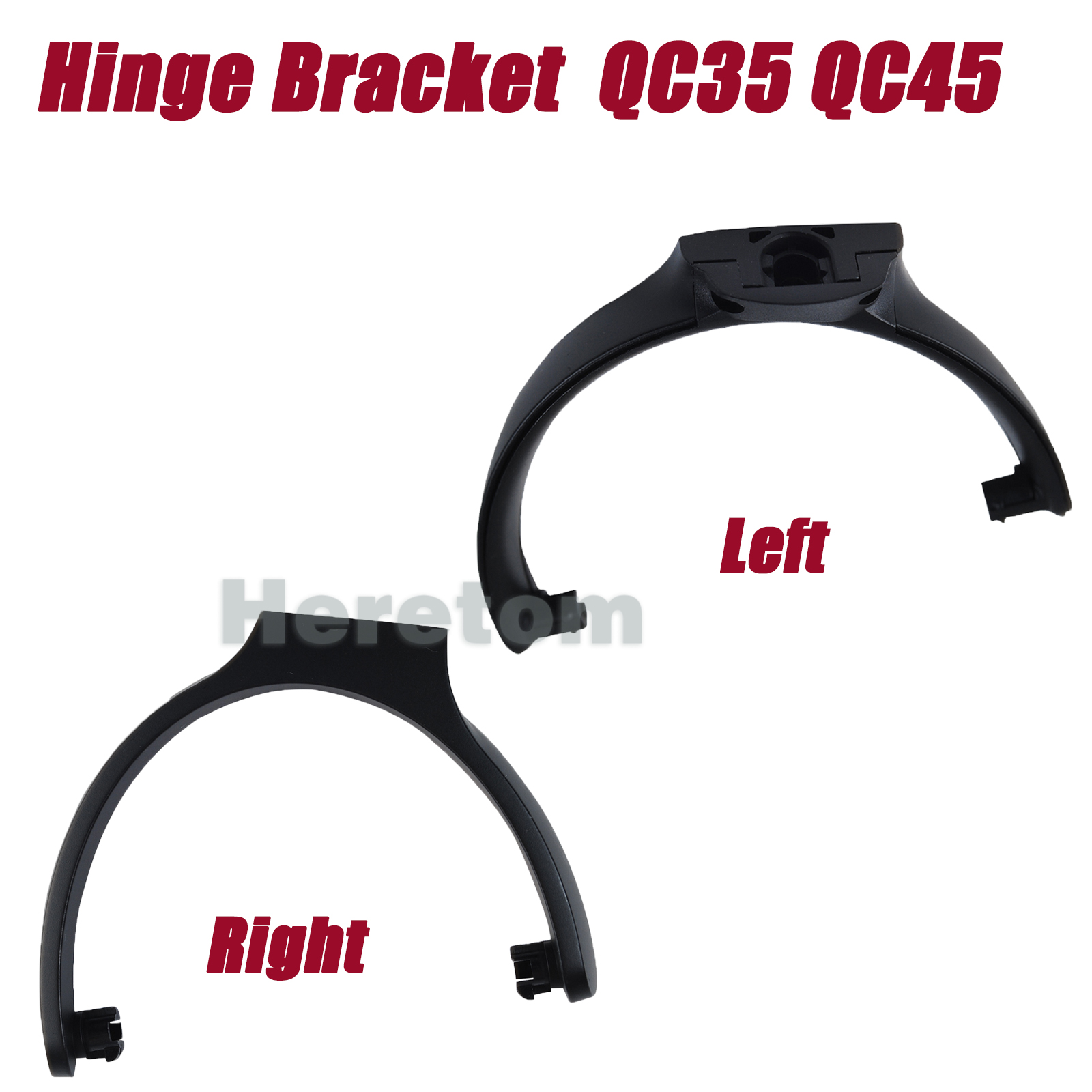 Spare Parts for Bose QuietComfort QC35 I II QC45 Headphones replacement Hinge Bracket Plastic Hanger Repair Parts Black