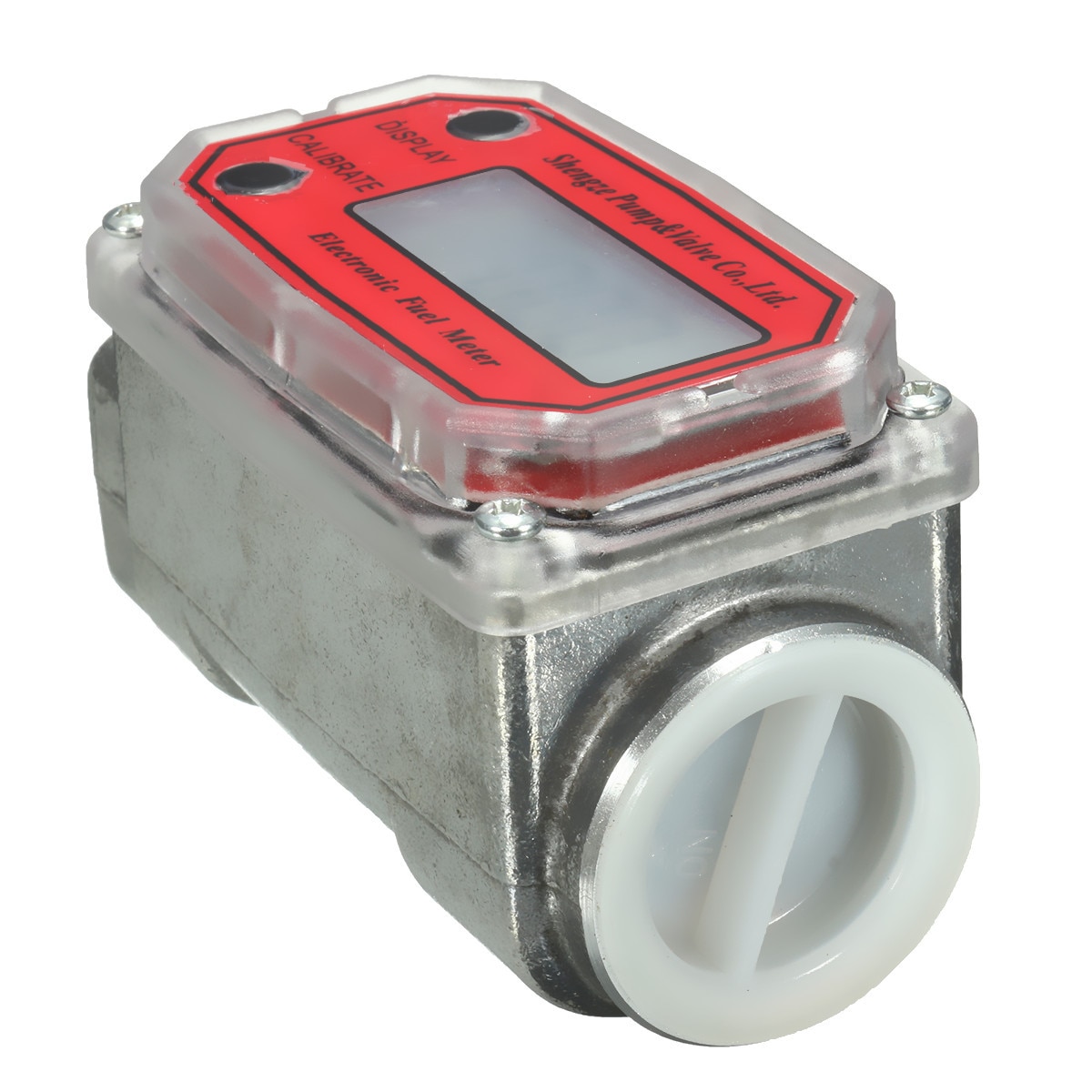 LCD Min Digitaler Fluss Meter 15-120L Getriebe Durchflussmesser Kerosin Diesel- Kraftstoff Benzin Flüssigkeit Wasser fließen Meter Messen Werkzeuge
