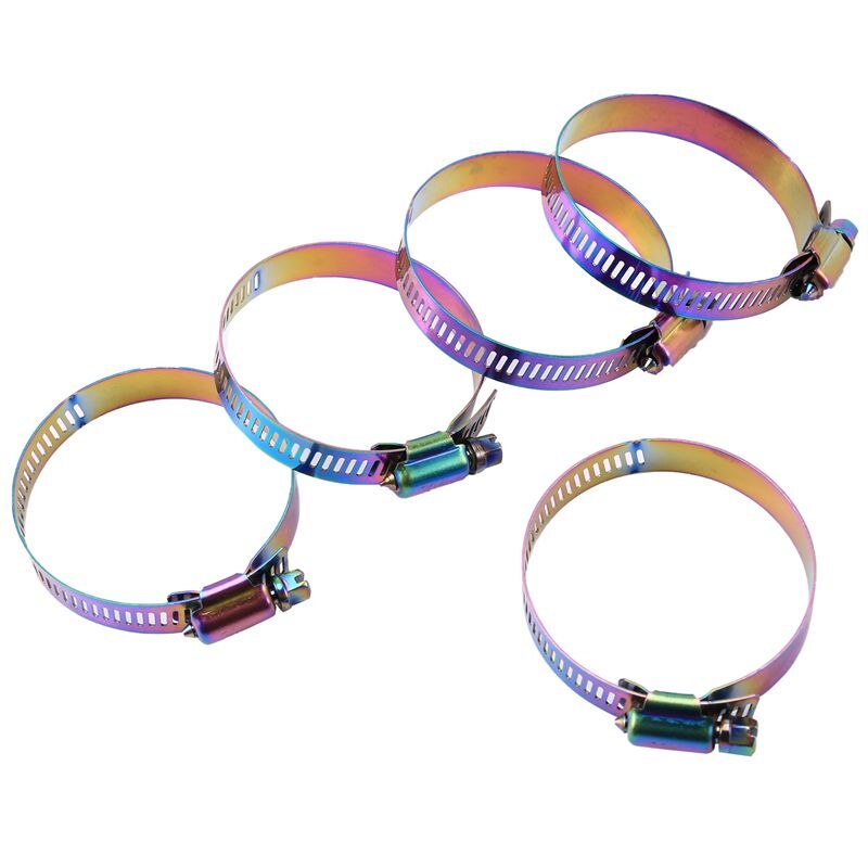 10X Rvs Fuel Line Pipe Slangklem Clip Drive Slangklem Wormwiel Clip Clamp Tube Voor Luchtslang waterleiding