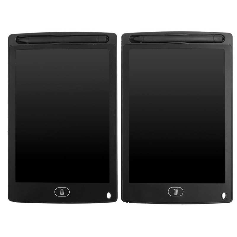 2Pcs 8.5in Electronic Figure LCD Writing Pad Drawing Children Notebook for Family School digital tablets Children Writing Pad: Black