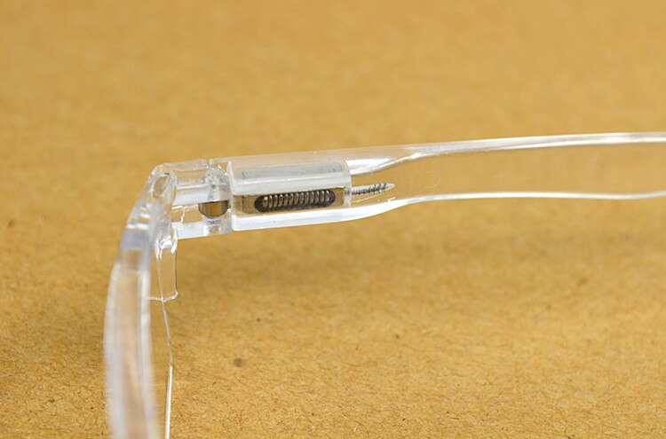 Vijf Paar Lente Been Strachable Mode Plexi Glas Transparant Leesbril + 1 + 1.5 + 2 + 2.5 + 3 + 3.5 + 4