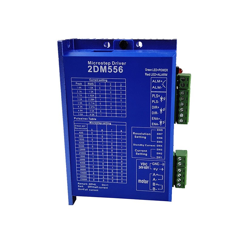 ！2DM556 NEMA23 2 phase stepper motor driver 32bit DSP DC36V 5.6A JMC replace leadshine DM556，Buy as soon as possible！