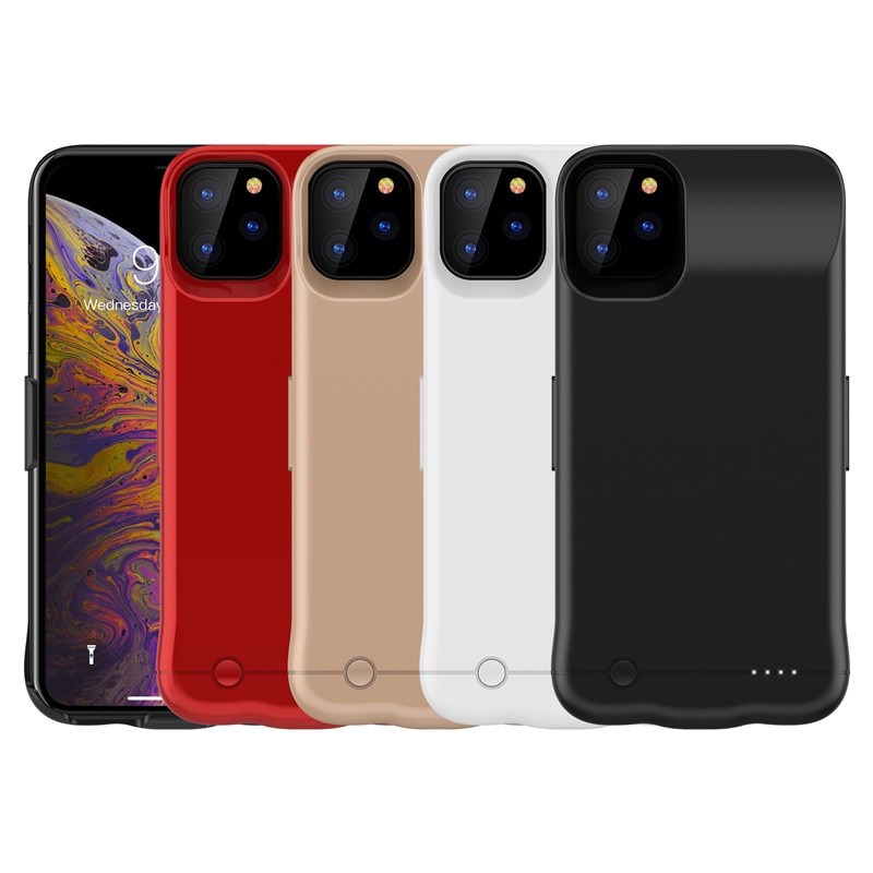 Slim Battery Charger Cases for iPhone 11 Pro Max External Power Bank Case for iPhone 11 Back clip battery Case Charging Cover