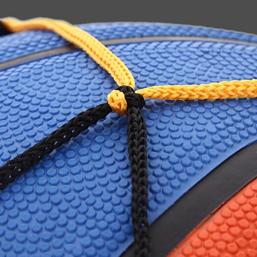 5Pcs Nylon Net Zak Bal Carrier Voor Een Volleybal Basketbal Voetbal Twee Kleuren Van Nylon Netto Basketbal Tennis bag #43