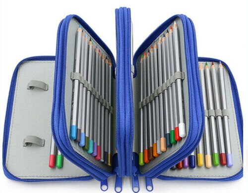Hoge Capaciteit Doos Stationaire Pen Bag Make Opbergtas Pen Etui Opbergdoos Coin Houder Pen Briefpapier Case
