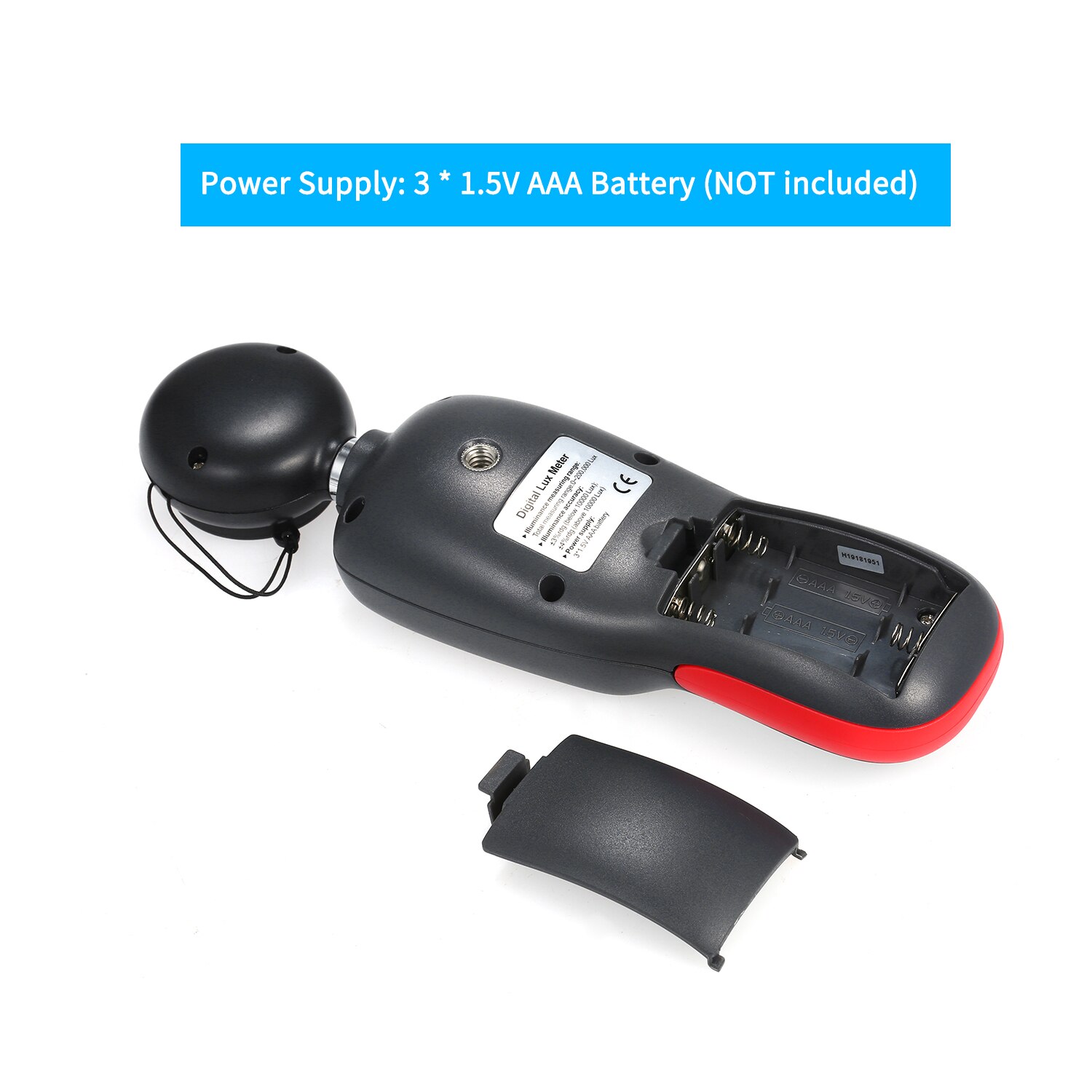 0-200000 Lux Digital Lux Meter LCD Display Handheld Illuminometer Mini Luminometer Photometer Luxmeter Light Meter