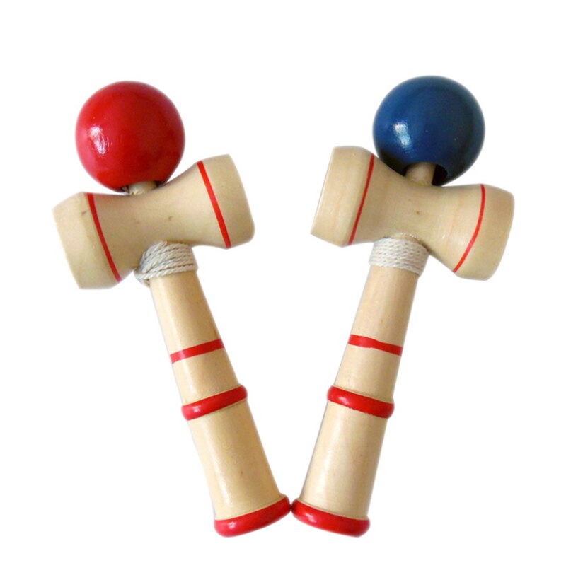 Wooden Kendama Coordinate Ball Japanese Traditional Skillful Juggling Wood Game Balls Bilboquet Skill Educational Toys