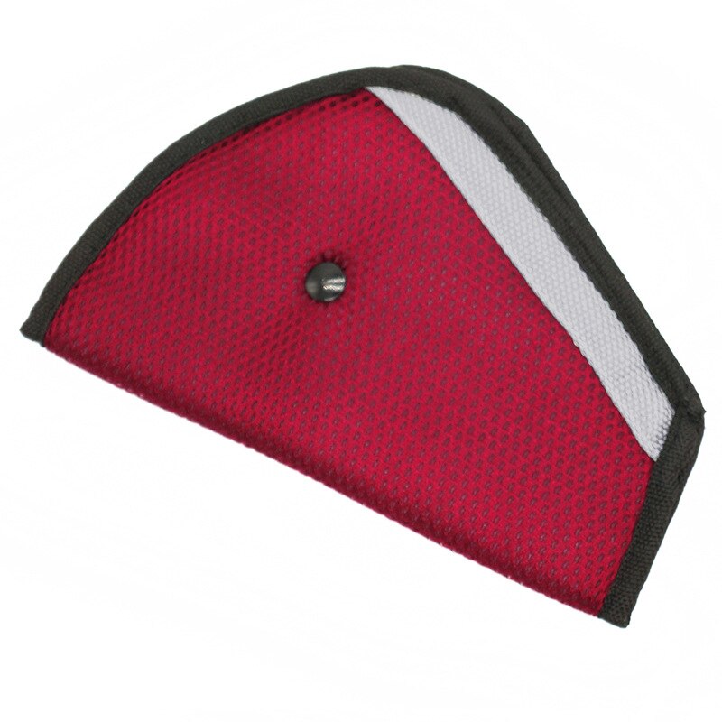 Ajusteur universel de ceinture de sécurité pour enfants, pour voiture, dispositif triangulaire, Protection du cou, respirant, pour bébé: Red