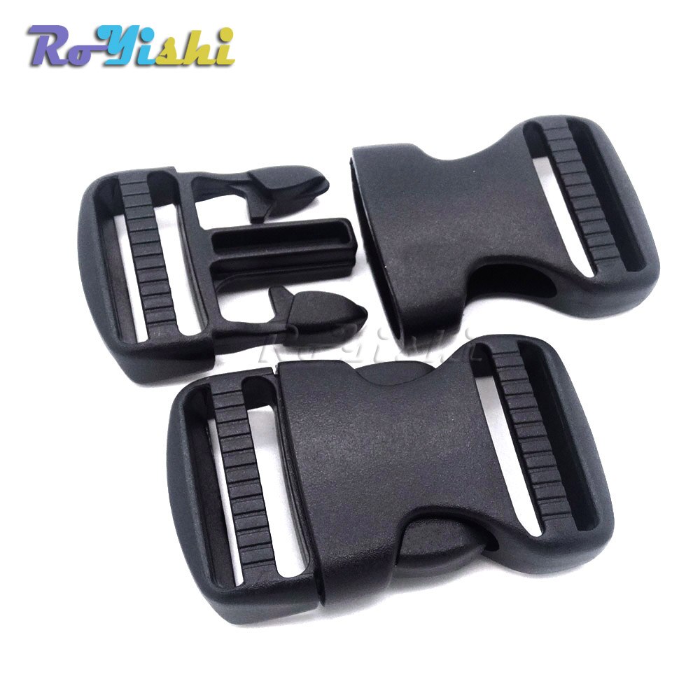 1pcs Plastic Side Release Buckles Slimwaist Backpack Straps Webbing