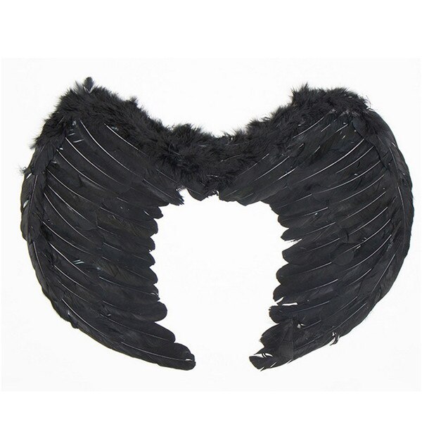 Adultes enfants fée ange ailes Halloween fête déguisement Costume pour Halloween fête Festival: Black for Kids