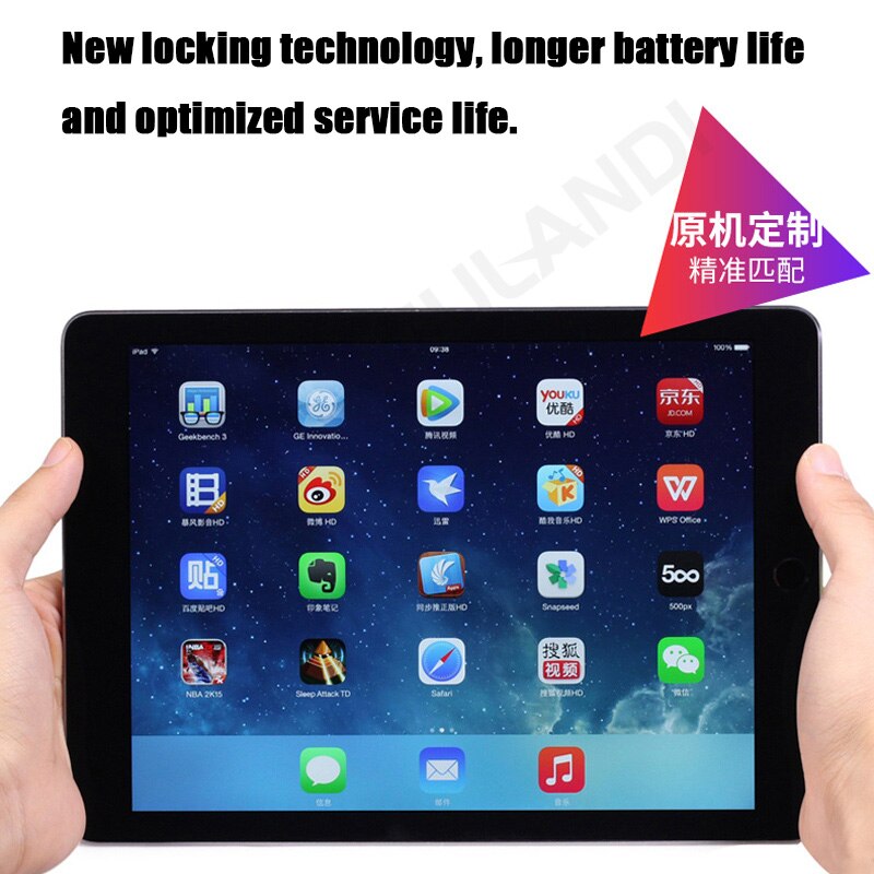 Battery For Apple iPad Pro 9.7 Pro9.7 inch Replacement Batteries A1664 Polymer Lithium Li-ion Tablet Batarya 7306mAh Bateria