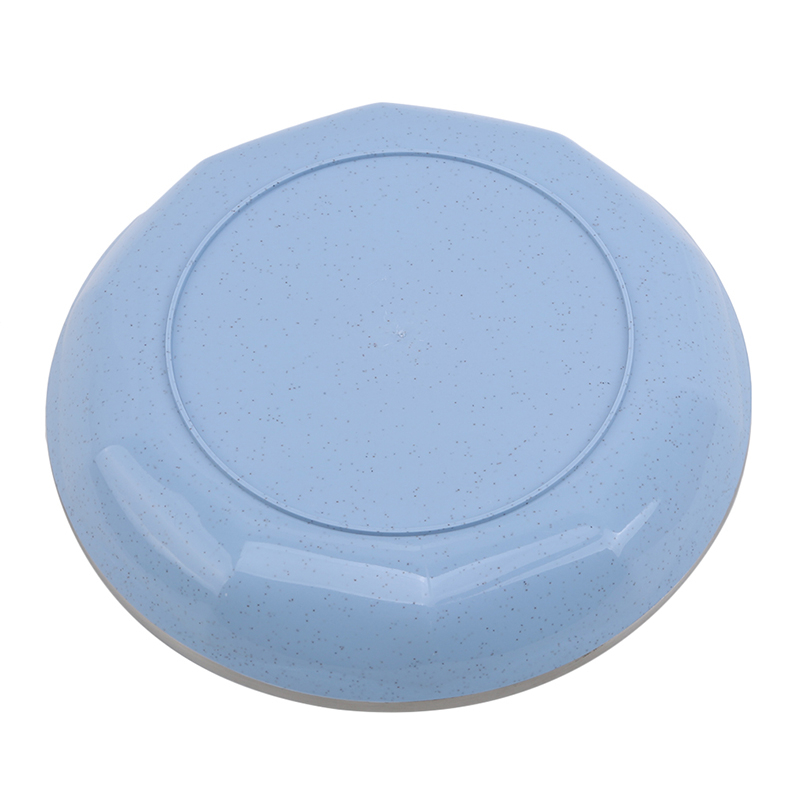 Stainless Steel Dinner Plates Minimalism Steak Round Tray Durable Tableware Plate Dessert Salad Tableware Dinnerware Food Plate: blue