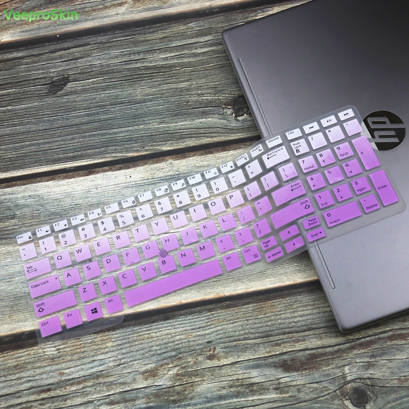 for Dell Dell Latitude E5590 E5591 5550 5570 Precision 5520 |17.3" 7510 M7520 M7710 M7720 15.6" Laptop Keyboard Cover Skin: fadepurple
