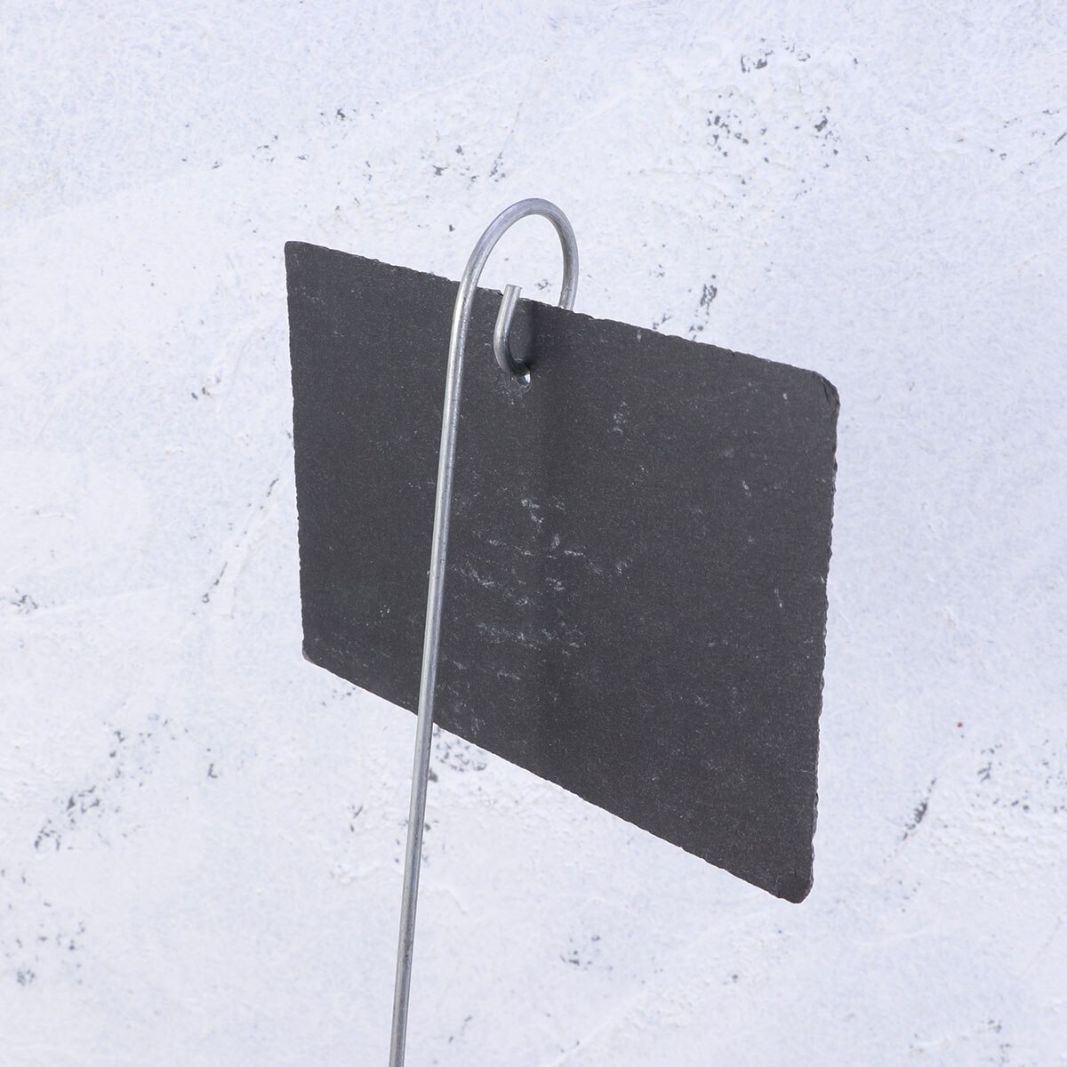 1 Set Slate Gardening Labels Plant Indentifier Display Sign Rectangular Plant Iron Hanging Label Farm Pots Flower Bed A50