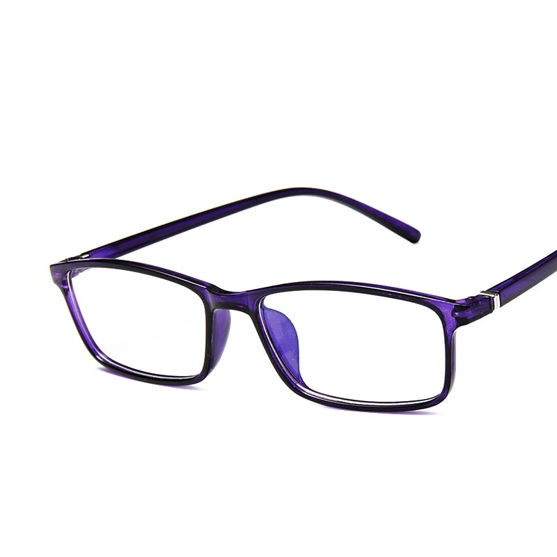 Anti Light Glasses Ray Blue Anti Blue Fatigue Protection Blocking Glasses Eye Square Radiation Computer: Dark purple