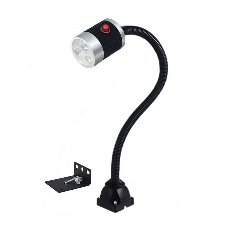 220V 9W Led Machine Work Lamp 50Cm Gooseneck Industrial Cnc Machine Lathe Tool Light Milling Machine Work Light Eu Plug