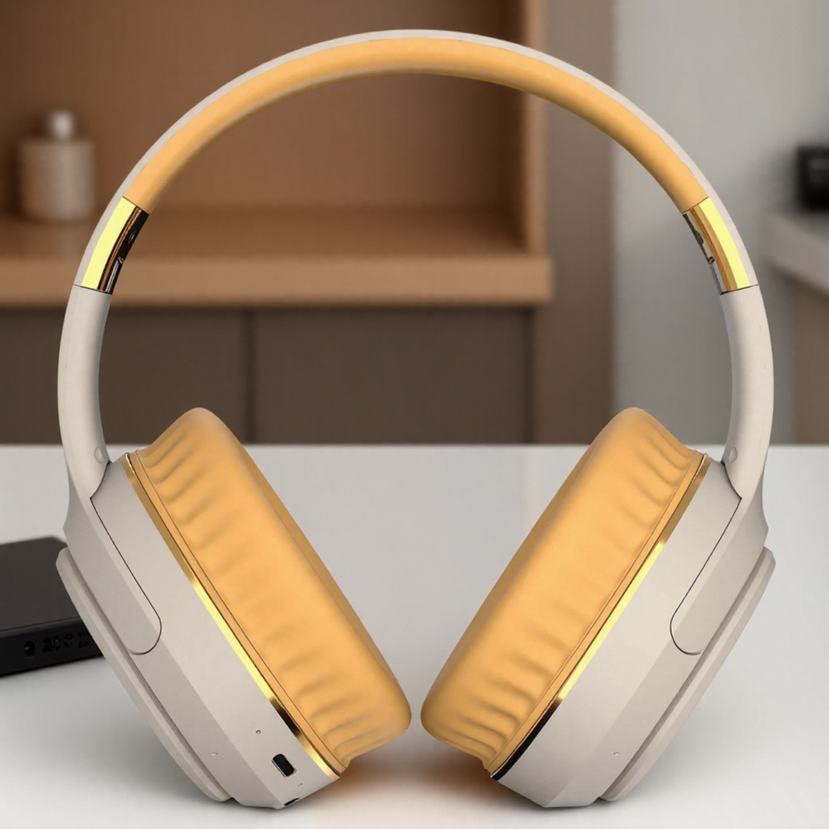 Auriculares Bluetooth supraaurales plegables inalámbricos Luz de respiración Opción con cable Juegos de PC Música: Rojo