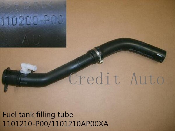 Tubo de llenado de tanque de combustible, para Great Wall, CC1031PS40, 1101210-P00, 1101210AP00XA
