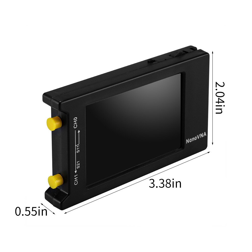 2.8 inch LCD Display 50KHz-300MHz NanoVNA Vector Network Analyzer Antenna Analyzer VNA HF VHF UHF UV with Battery