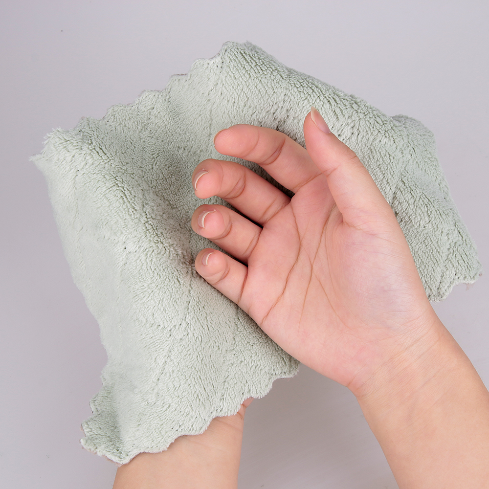 4pcs/lot 8pcs/lot Home Super Absorbent Microfiber Towels Kitchen Thicker Wipe Dish Cloth for Cleaning Table kitchen Towel