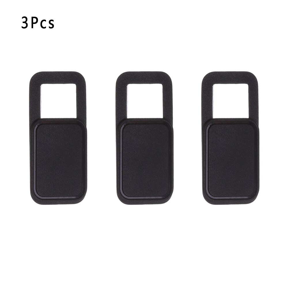 Ultra Thin Lens WebCam Cover Slide Camera Privacy Security Plastic Camera Cover Universal for Phone iPad Tablet Privacy Sticker: 3pcs