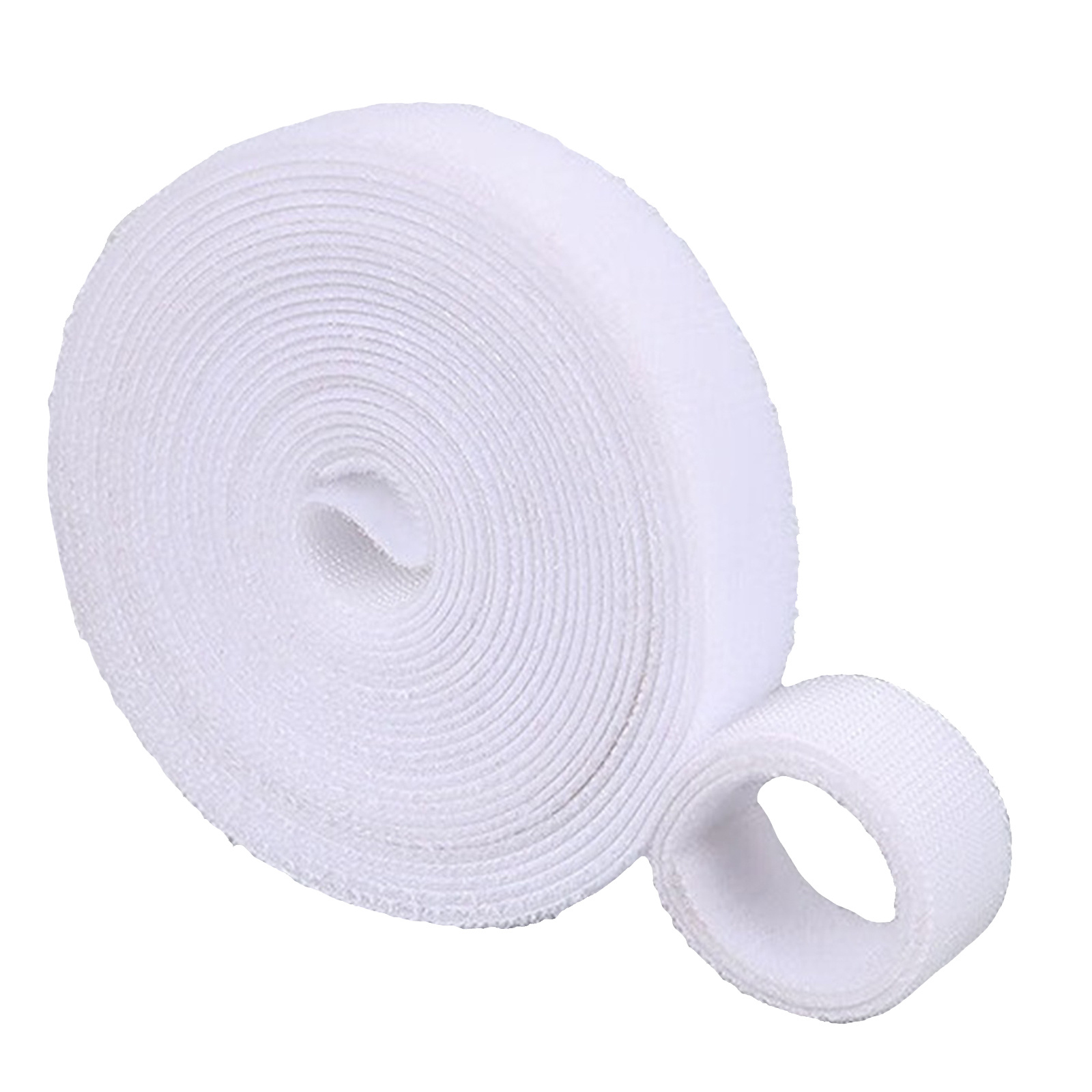 5M Cable Organizer DIY Cable Management Wire Winder Tape Earphone Mouse Cord Management Ties Protector Home School Office Use: WHITE