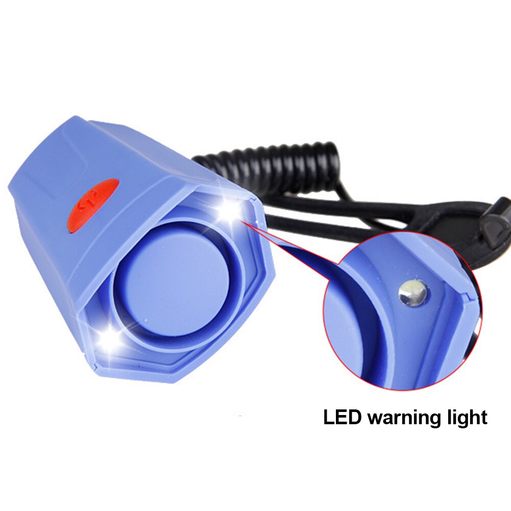 Fiets fietsstuur elektrische bel led licht fietsen regendicht luide claxon ring fietstoeter sirene alarmbel ridi accessoires