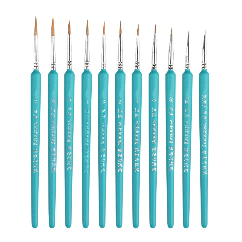 Malerei mit acryl pinsel: Marker einstellen Himmel Blau