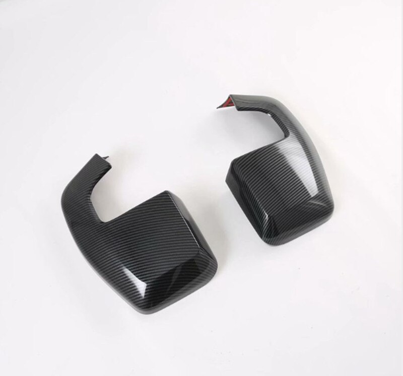 Fit For Ford Transit Tourneo Custom Carbon Fiber Style ABS Car Side Rearview Mirror Cover Trim Styling Sticker