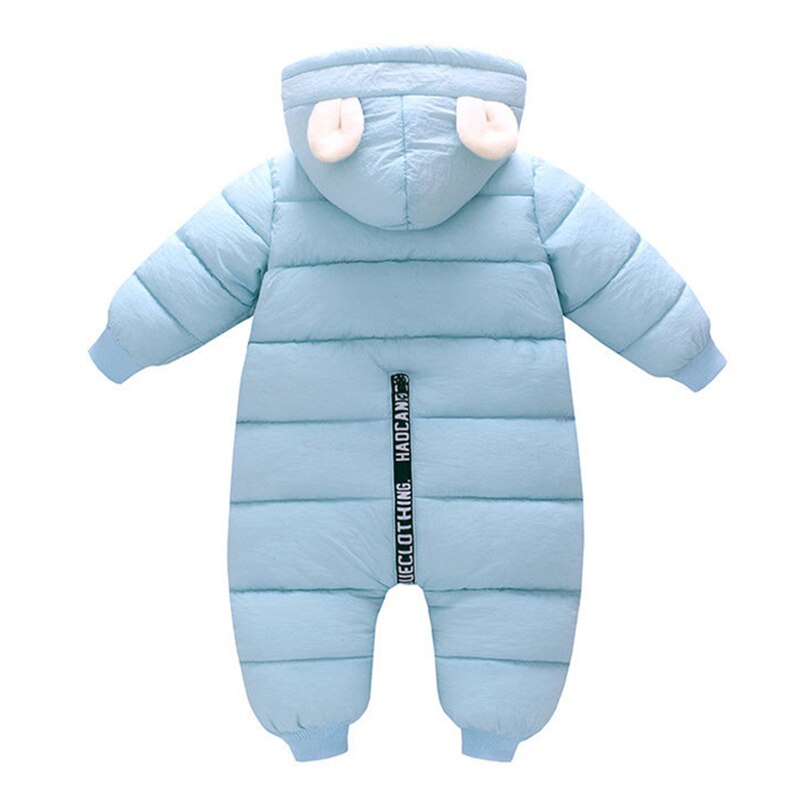 neue geboren Winter freundlicher Jacke Mantel Plus Samt Baby Mädchen kleidung Schneeanzug Baumwolle Junge Strampler Kleinkind Overall mit kapuze Mantel