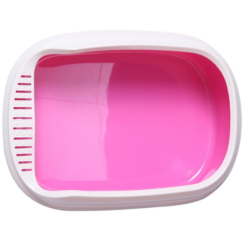 Bac à litière en plastique pour chat et chien, bac à litière, pour animaux de compagnie, anti-éclaboussures, accessoire d'intérieur pour chiot et chat