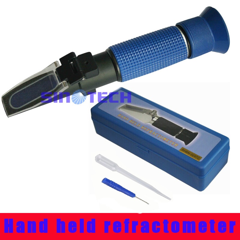 Auto brix Refractometer Hand held 0-5% Brix cuttling liquid refractometer P-RHB-5ATC