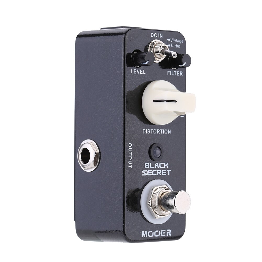 Mooer Guitar Effect Pedal mooer Black Secret Micro Mini Distortion Electric Guitar Pedal True Bypass For Guitar Accessories