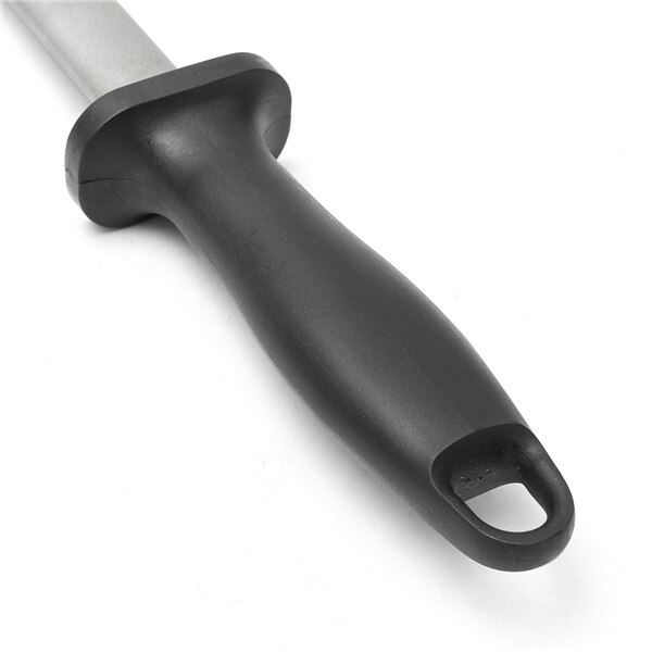 Afilador de cuchillos de acero inoxidable, varilla afiladora de cuchillos de Chef de #12 pulgadas, con diamantes de afilar, para cuchillos de cocina y acero inoxidable, 600