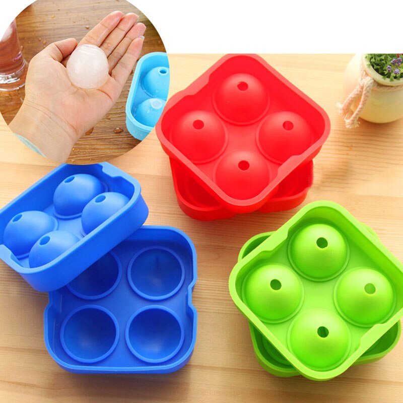 Whiskey Silicon Ice Cube Ball Maker Mold Suit for Chocolate in Summer Mould Tray Bar Brick Accessiories Sphere