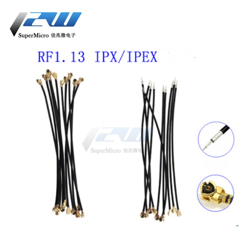 5PCS IPEX IPX U FL Female 1.13mm Single Head Connector Cable IPX Connector 1.13 IPEX Cable