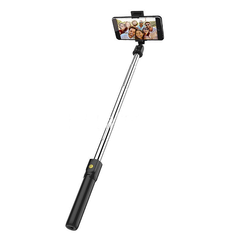 K07 teléfono móvil Bluetooth Selfie Stick con trípode Integrado Multi-función de foto EN DIRECTO artefacto Universal Negro